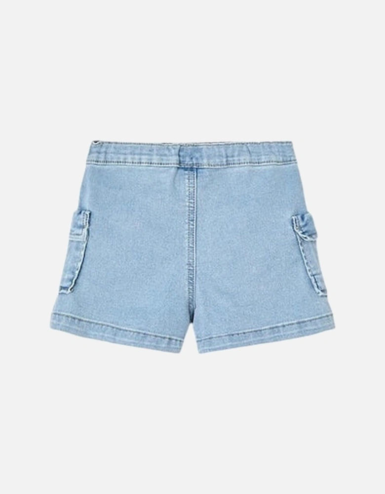 Girls Blue Denim Shorts