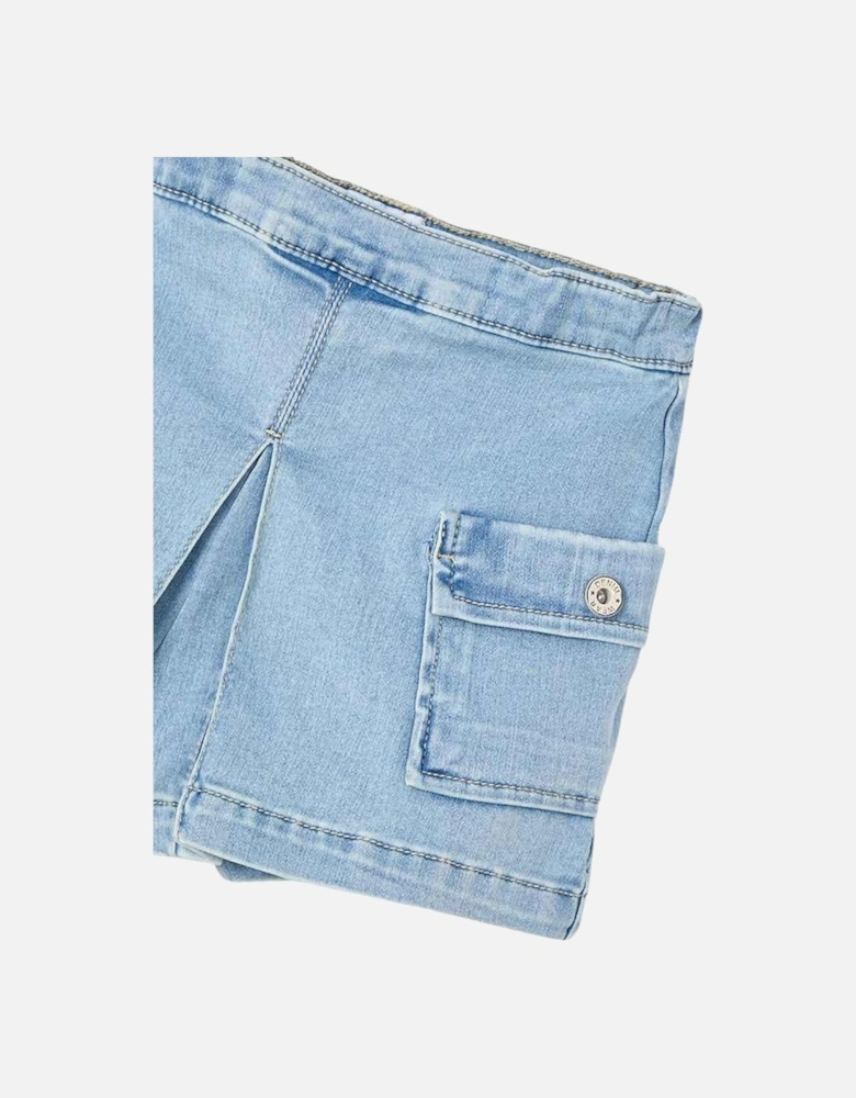 Girls Blue Denim Shorts