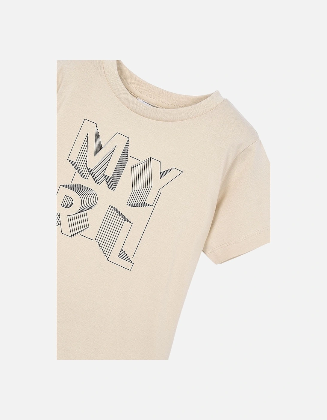 Boys Beige T-Shirt