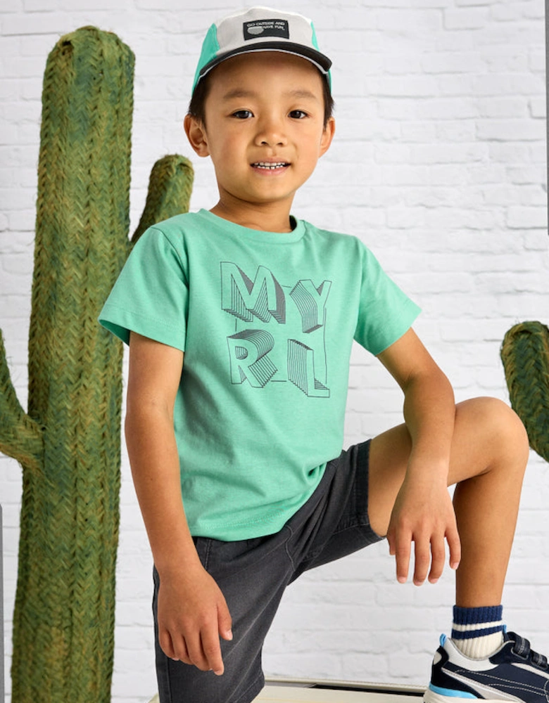 Boys Mint Green T-Shirt