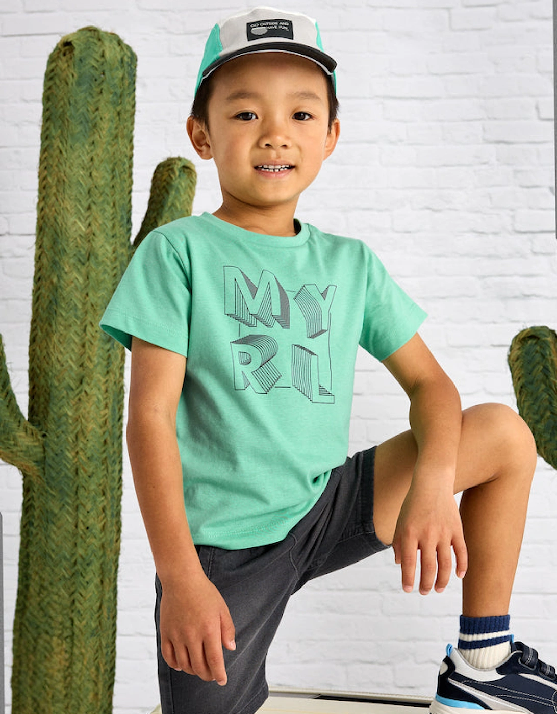 Boys Mint Green T-Shirt