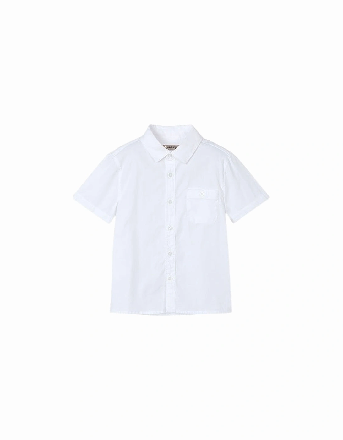 Boys White Occasion Shirt, 5 of 4