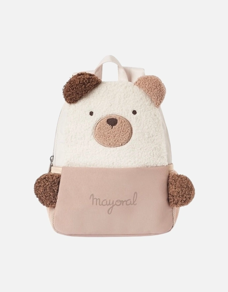 Beige Bear Backpack