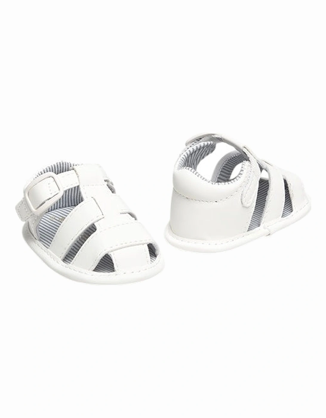 Boys White Soft Sole Sandals