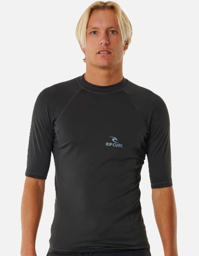 Rip Curl Mens Stack Short Sleeve Rash Vest