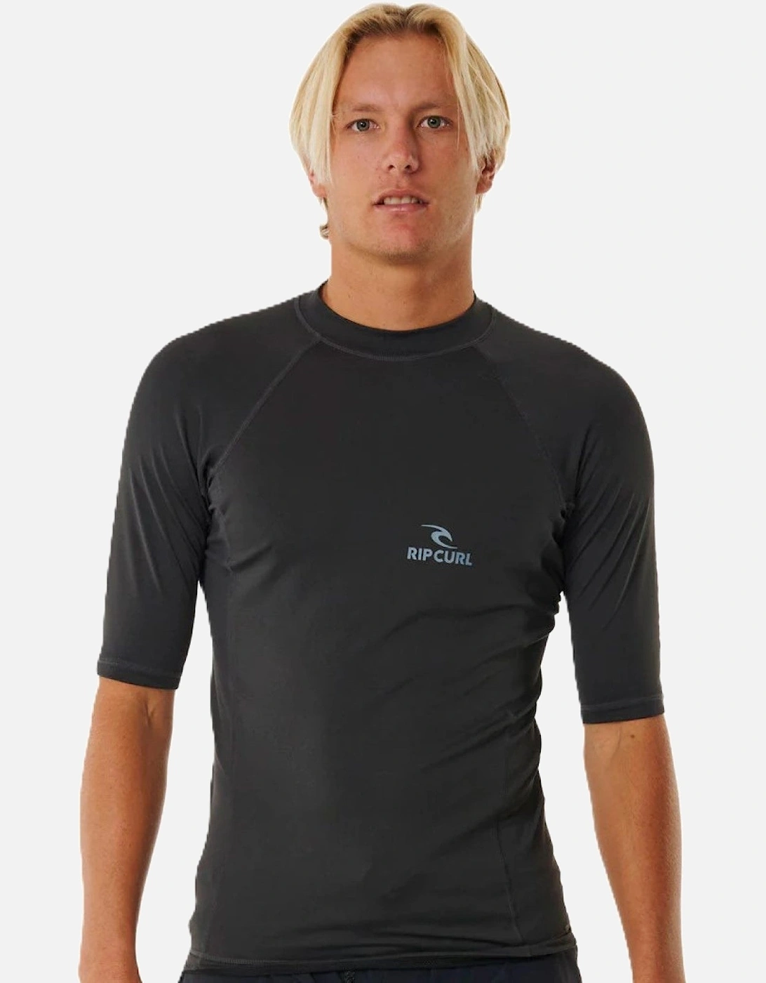 Rip Curl Mens Stack Short Sleeve Rash Vest, 2 of 1