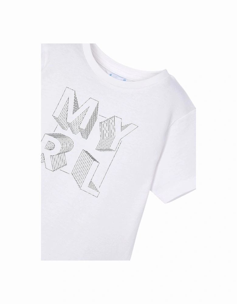 Boys White T-Shirt