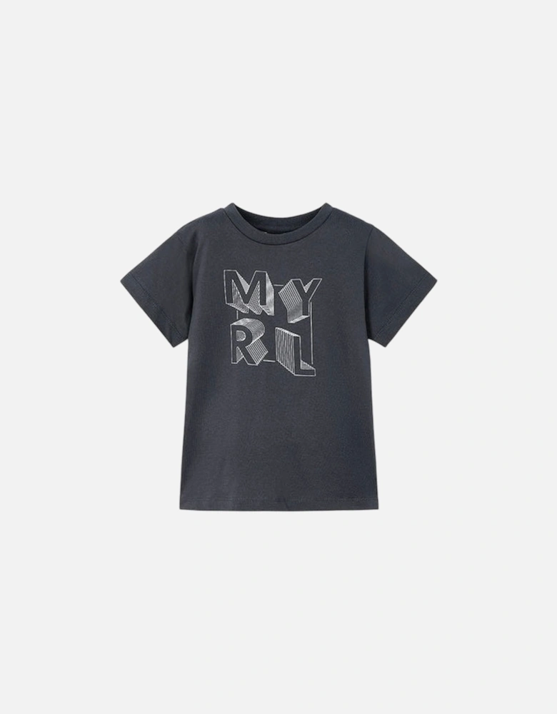 Boys Charcoal Grey T-Shirt