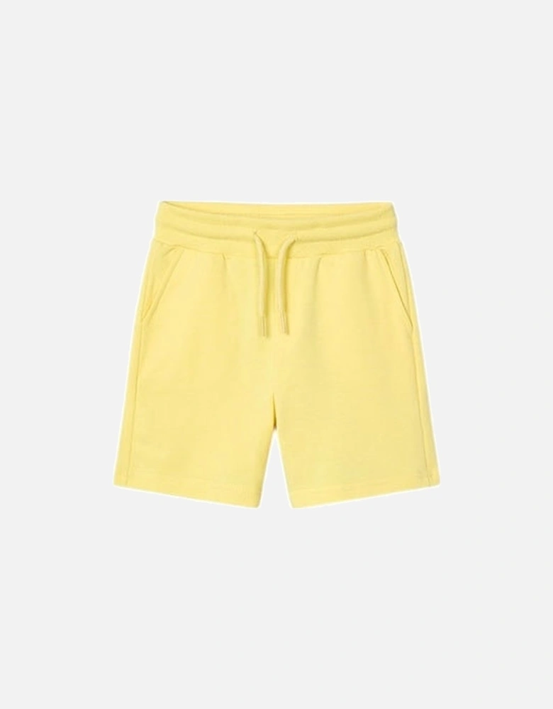 Boys Yellow Jog Shorts