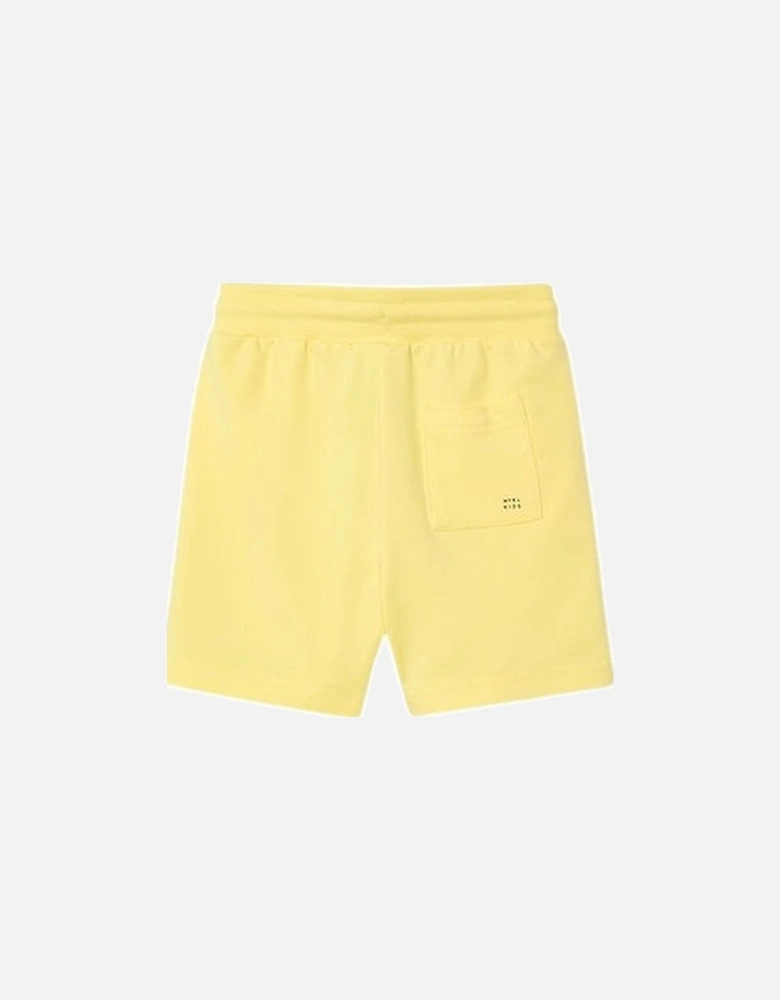 Boys Yellow Jog Shorts