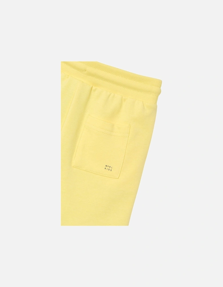 Boys Yellow Jog Shorts