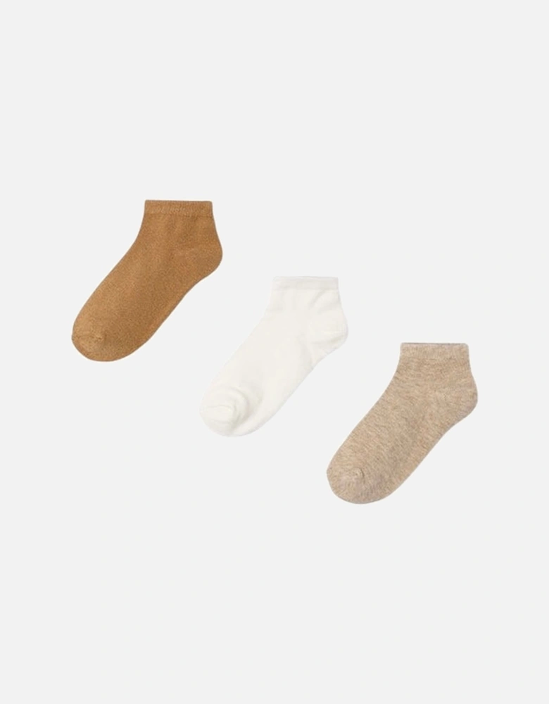 Boys Neutral 3 Pack Ankle Socks