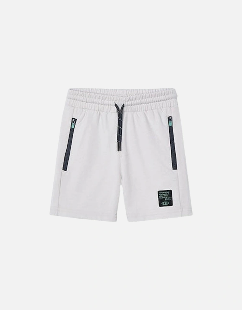 Boys Light Grey Jog Shorts