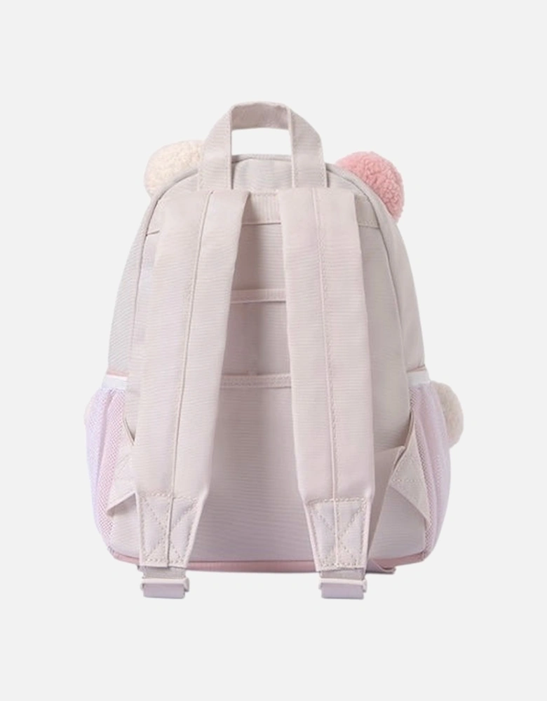 Girls Pink Bear Backpack