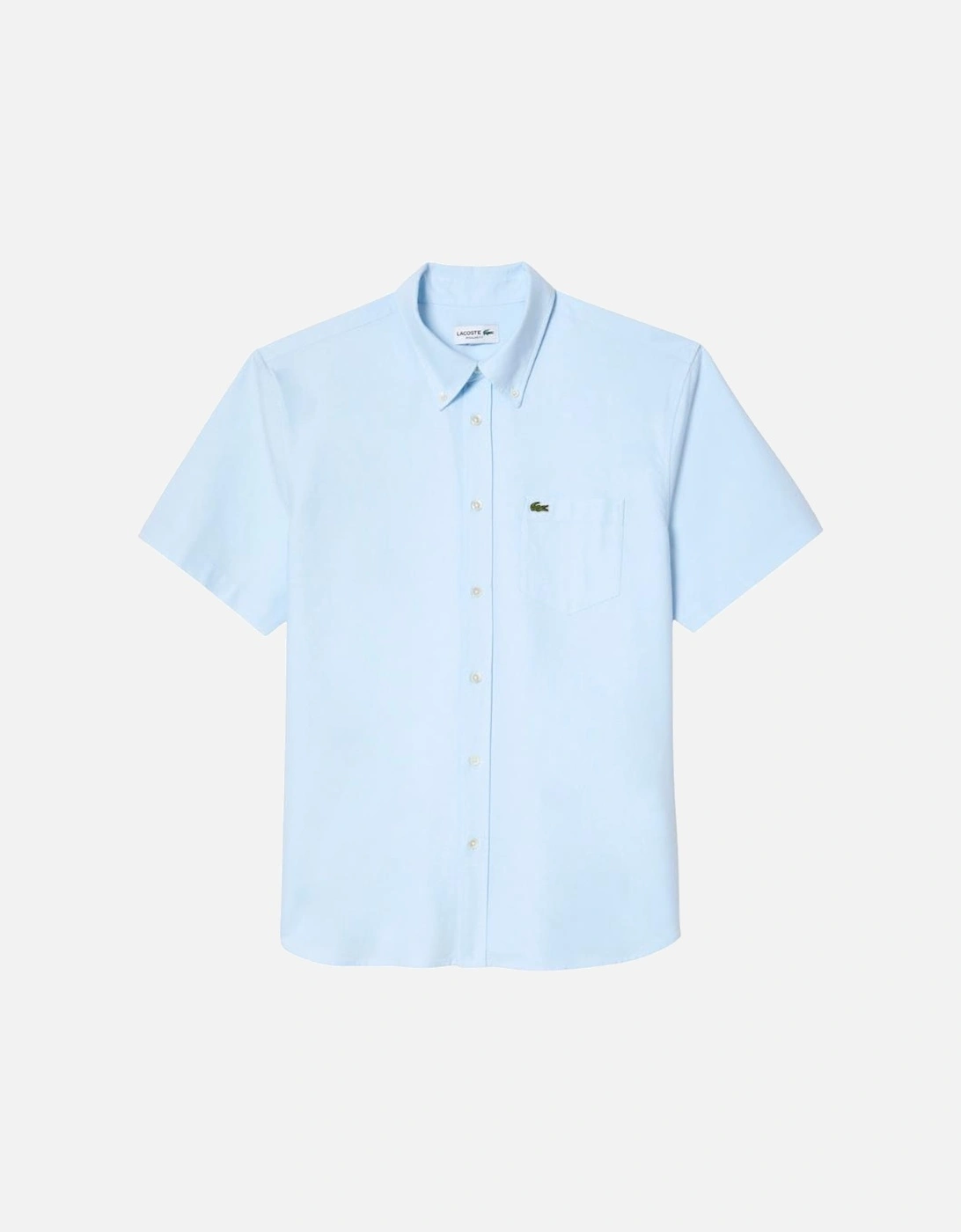 Regular Fit SS Oxford Shirt - White/Blue, 5 of 4