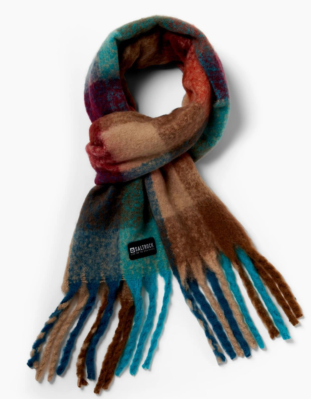 Saltrock Harvest Oversized Scarf - Brown - Size: ONE size