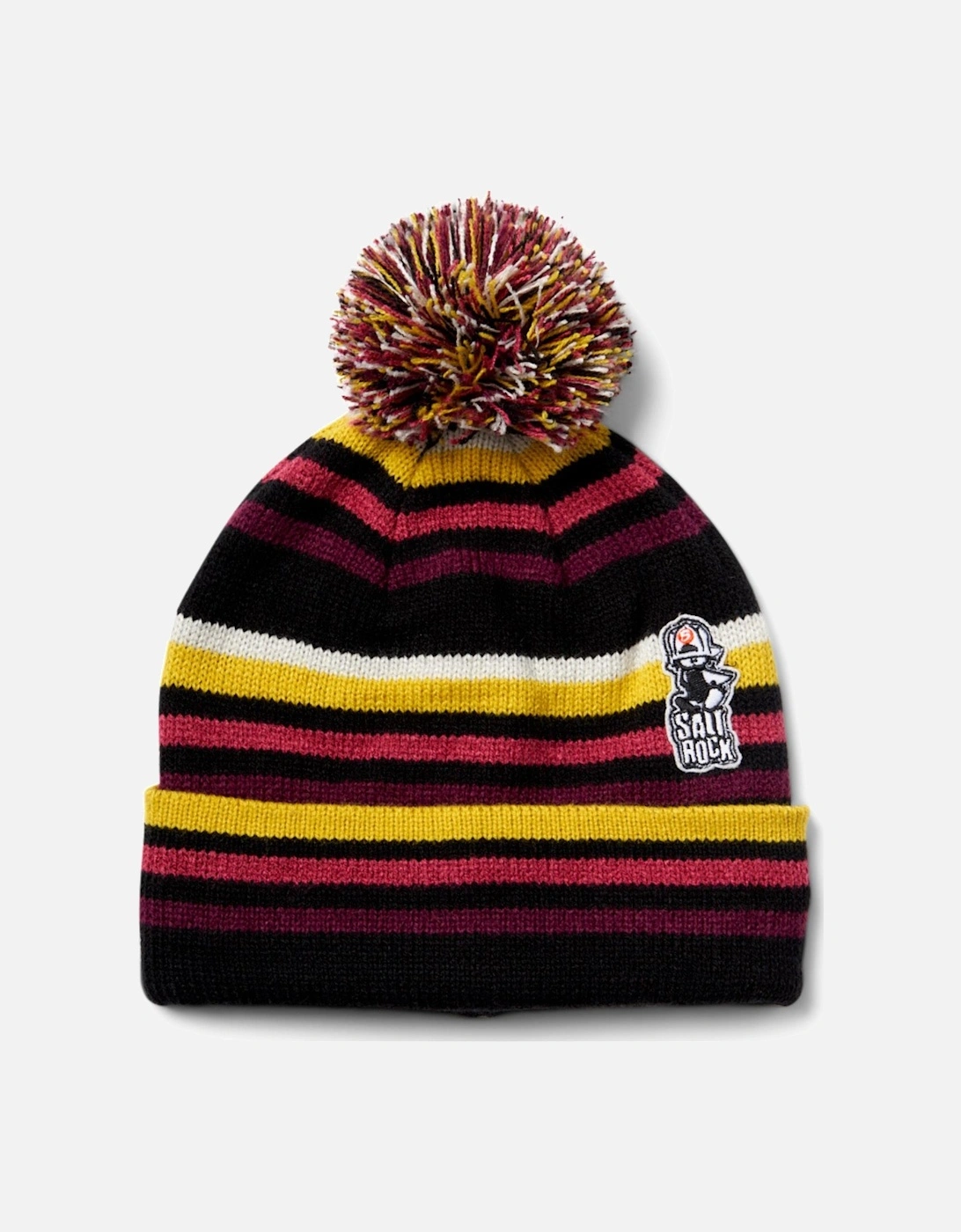 Now Stripe Bobble Hat - Black, 2 of 1