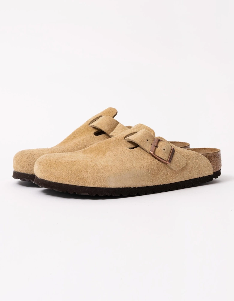 Suede Leather Womens Clogs