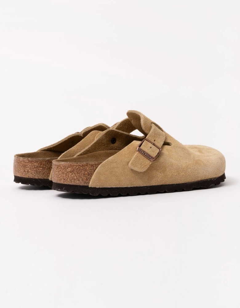 Suede Leather Womens Clogs