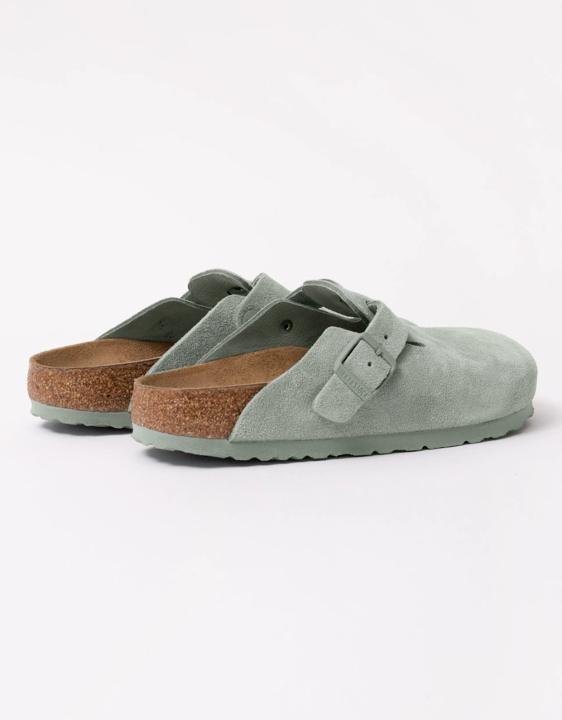 Suede Leather Womens Clogs