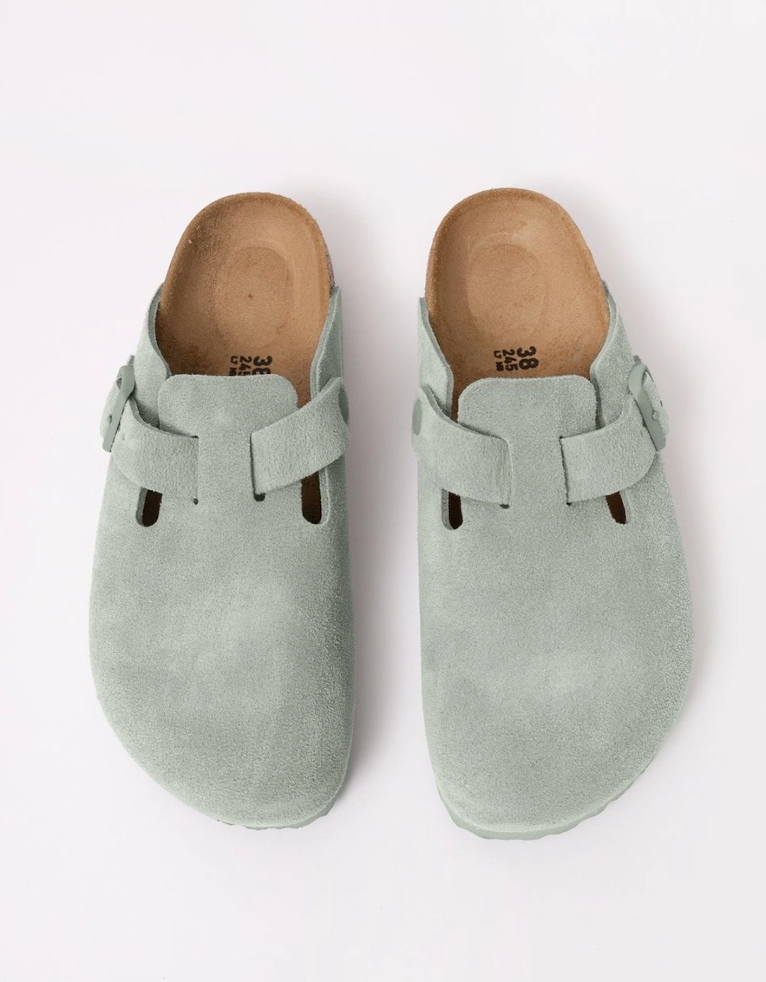 Suede Leather Womens Clogs