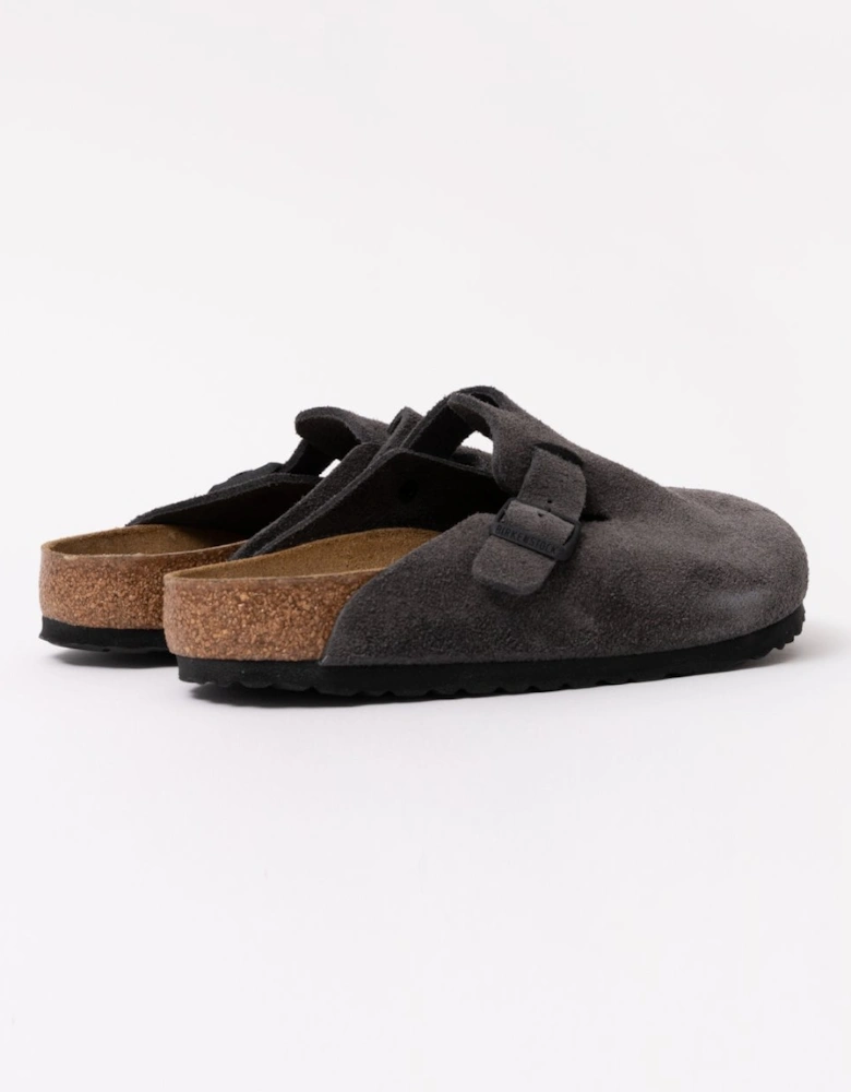 Suede Leather Womens Clogs