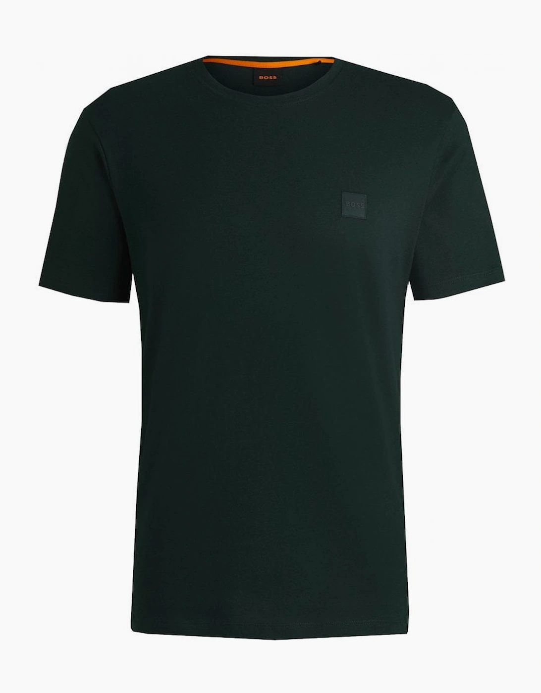 Hugo Boss Men's Black Green Tales Crew Neck T-Shirt - Size: 42