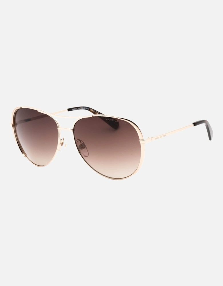 Brown SF Lens Gold Sunglasses