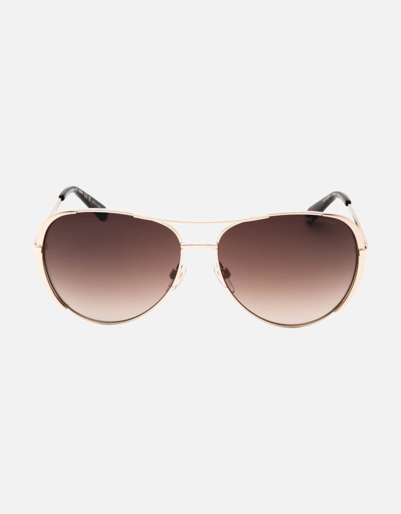 Brown SF Lens Gold Sunglasses