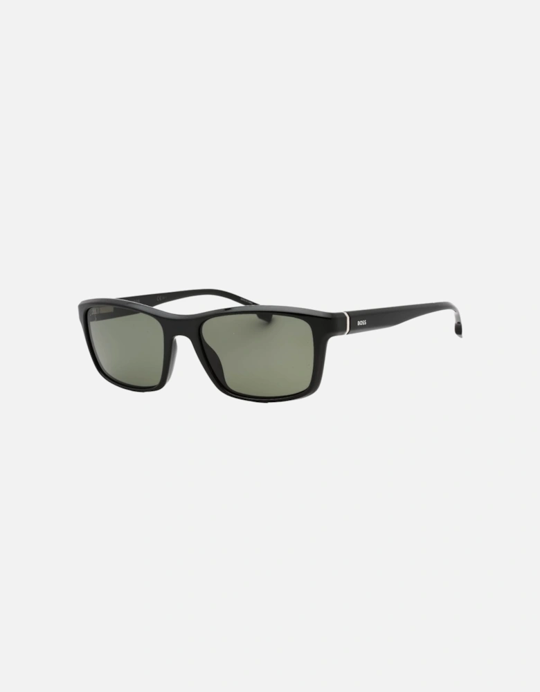 Green Lens Black Sunglasses