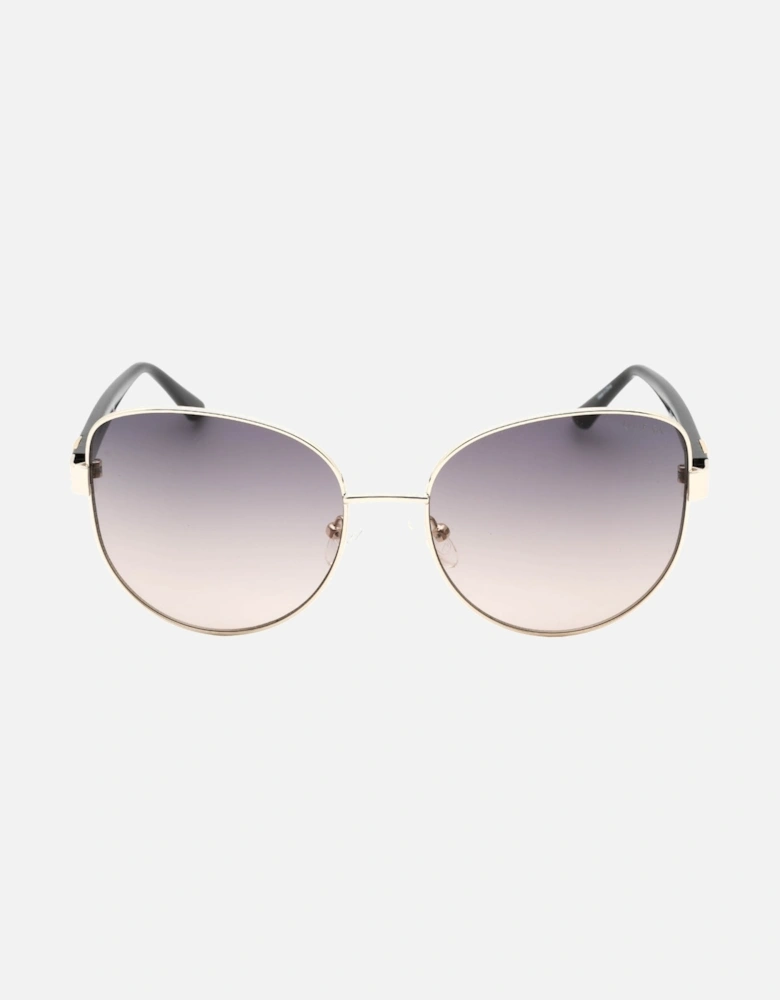 Gradient Smoke Lens Gold Sunglasses