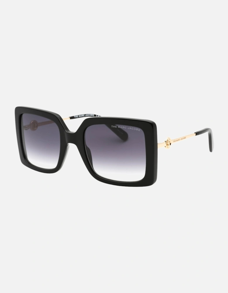 Grey Lens Black Square Sunglasses