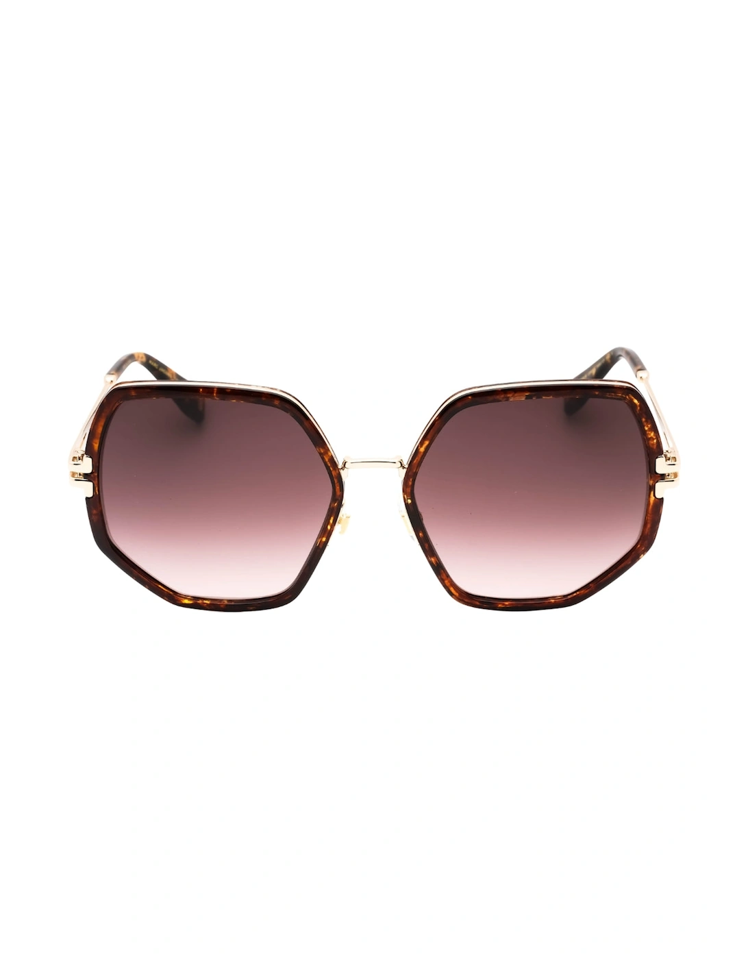 Women's Marc Jacobs Havanna Frame Gold Sunglasses - Size: ONE size