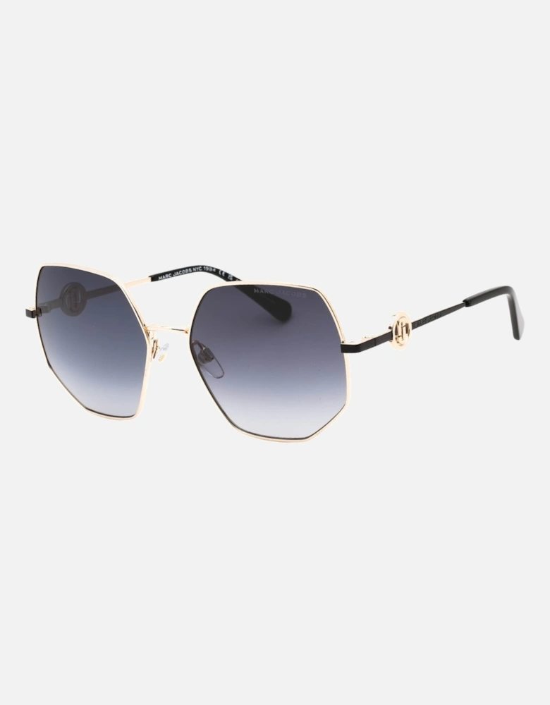 Marc Jacob Womens Grey Lens Gold Sunglasses