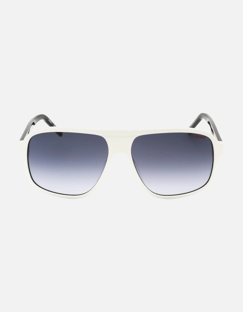 Grey SF Lens White Sunglasses