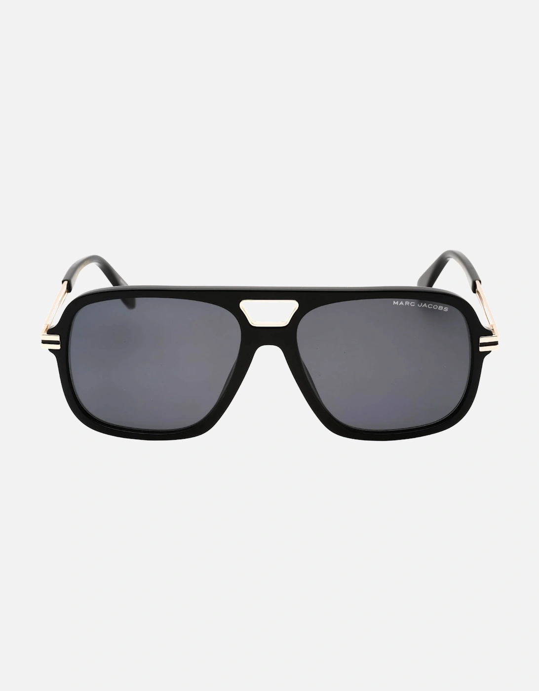 Black Framed Gold Sunglasses, 3 of 2