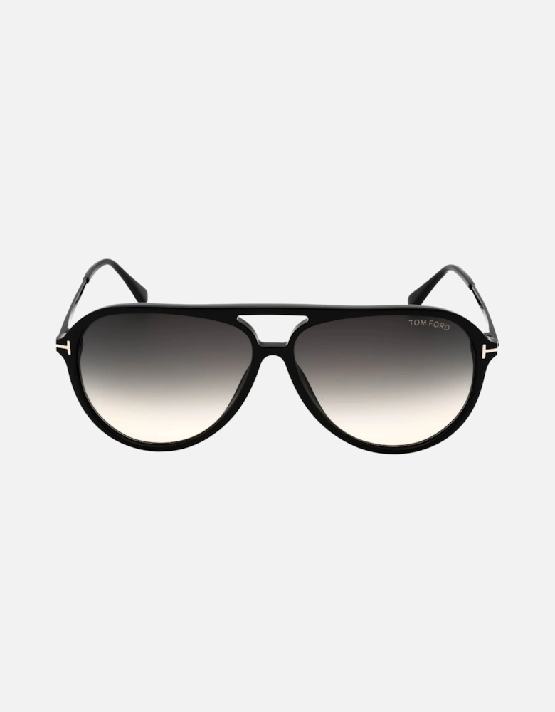 Samson Shiny Black Sunglasses