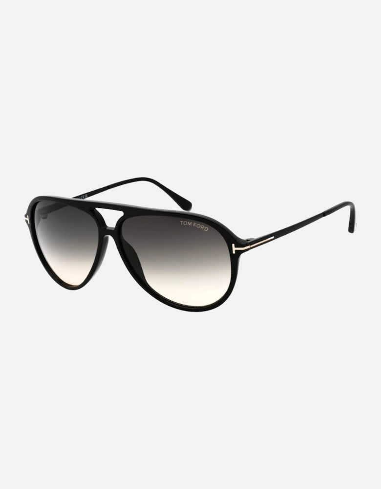 Samson Shiny Black Sunglasses