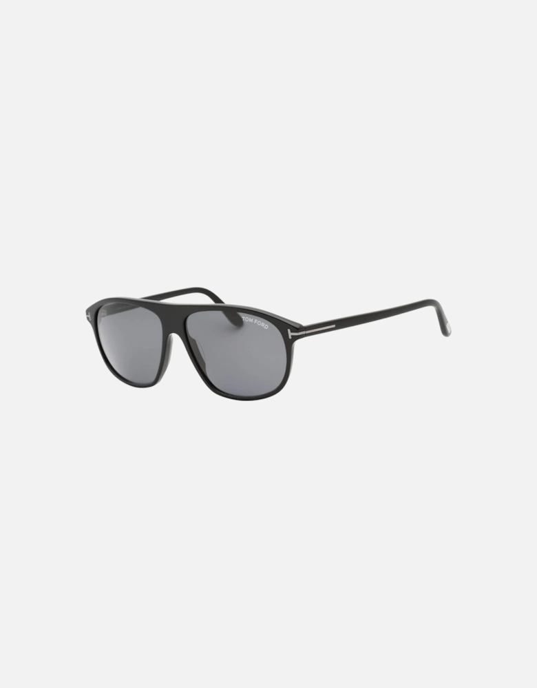 Prescott Shiny Black Sunglasses