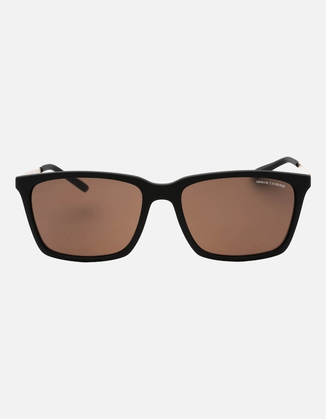 Brown Lens Matte Black Sunglasses, 3 of 2