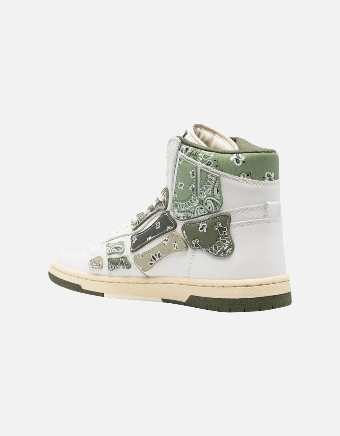 Bandana Skel Top High Top Olive Green Sneakers