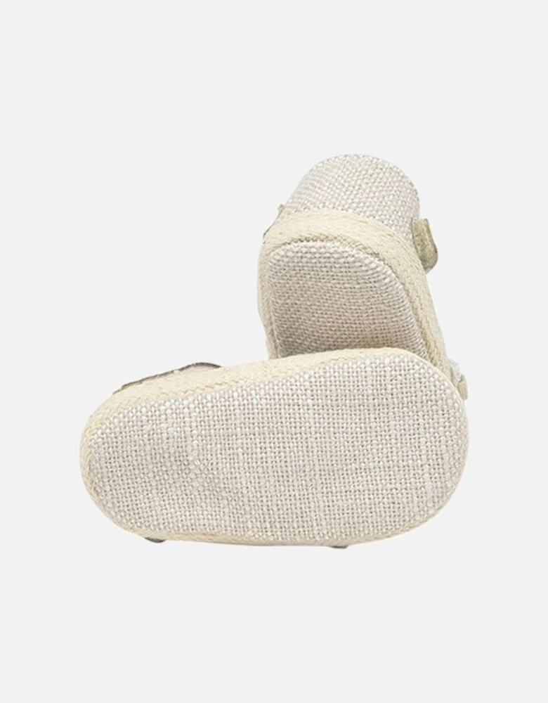 Girls Beige Soft Sole Espadrille Shoes