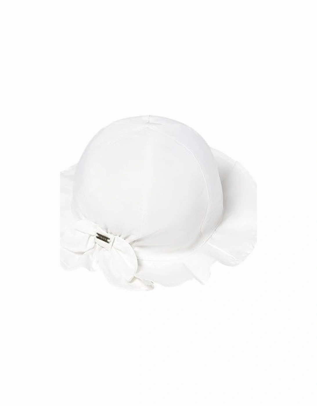 Girls White Sun Hat, 3 of 2