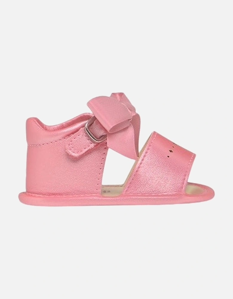 Girls Pink Soft Sole Sandals