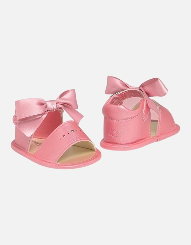 Girls Pink Soft Sole Sandals