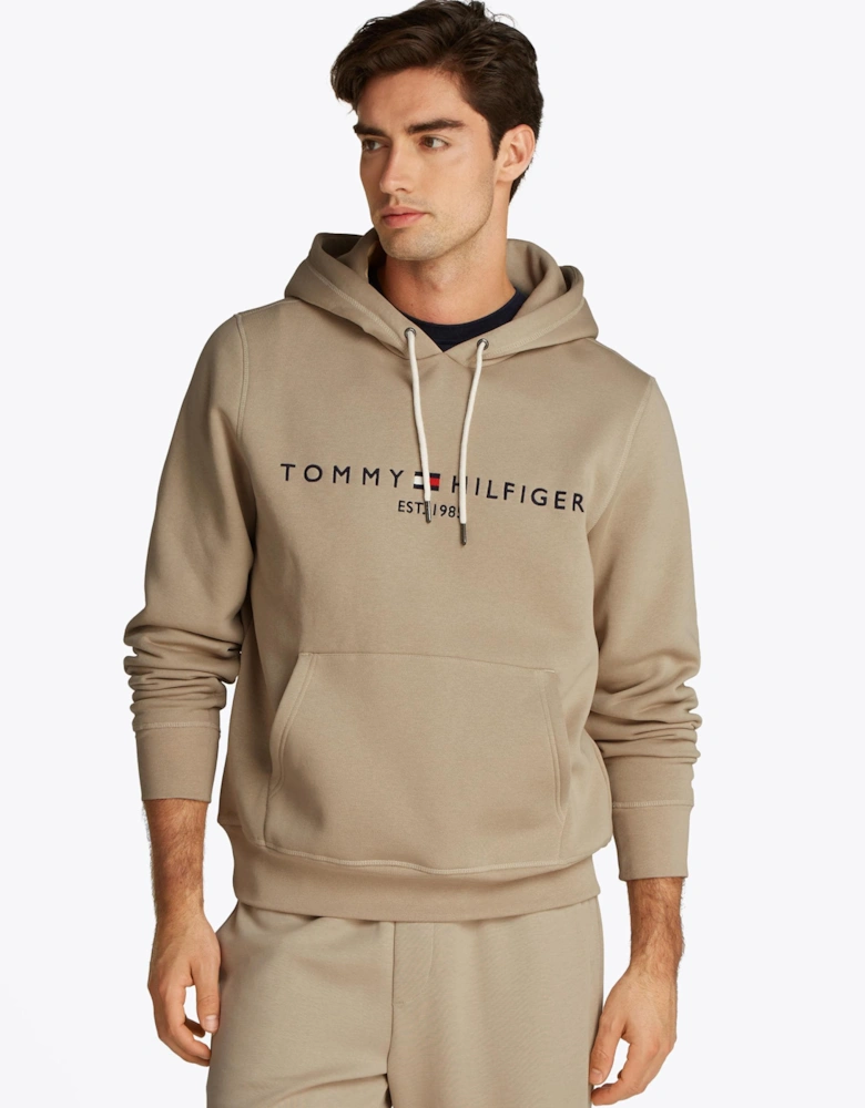 Tommy Logo Flex Fleece Hoodie