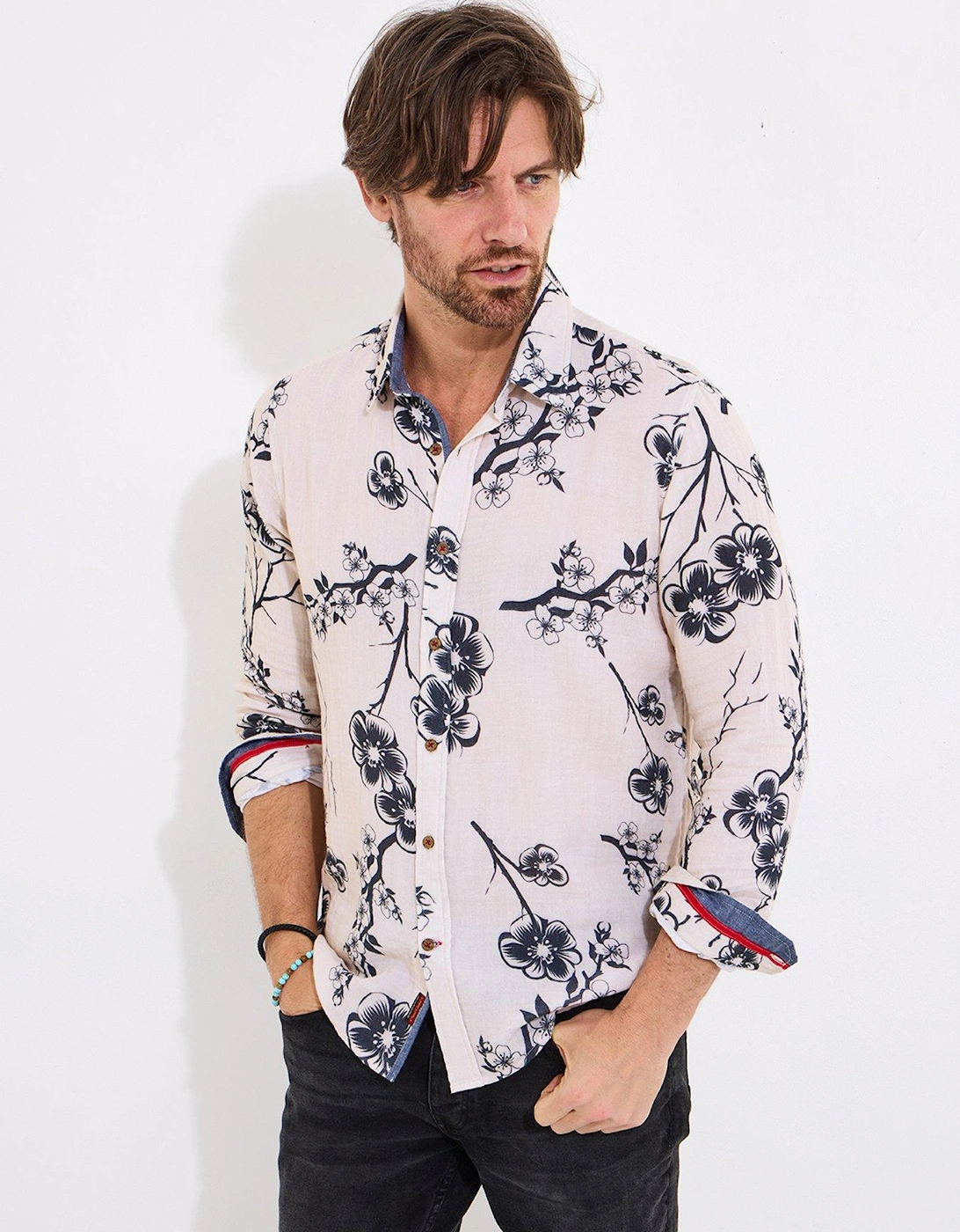 Brilliant Long Sleeve Blossom Shirt - Cream, 2 of 1