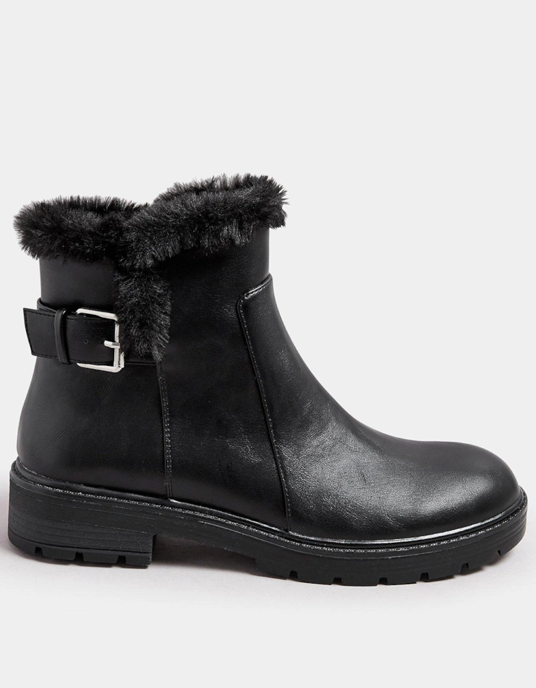 Fur Lined Biker Boot