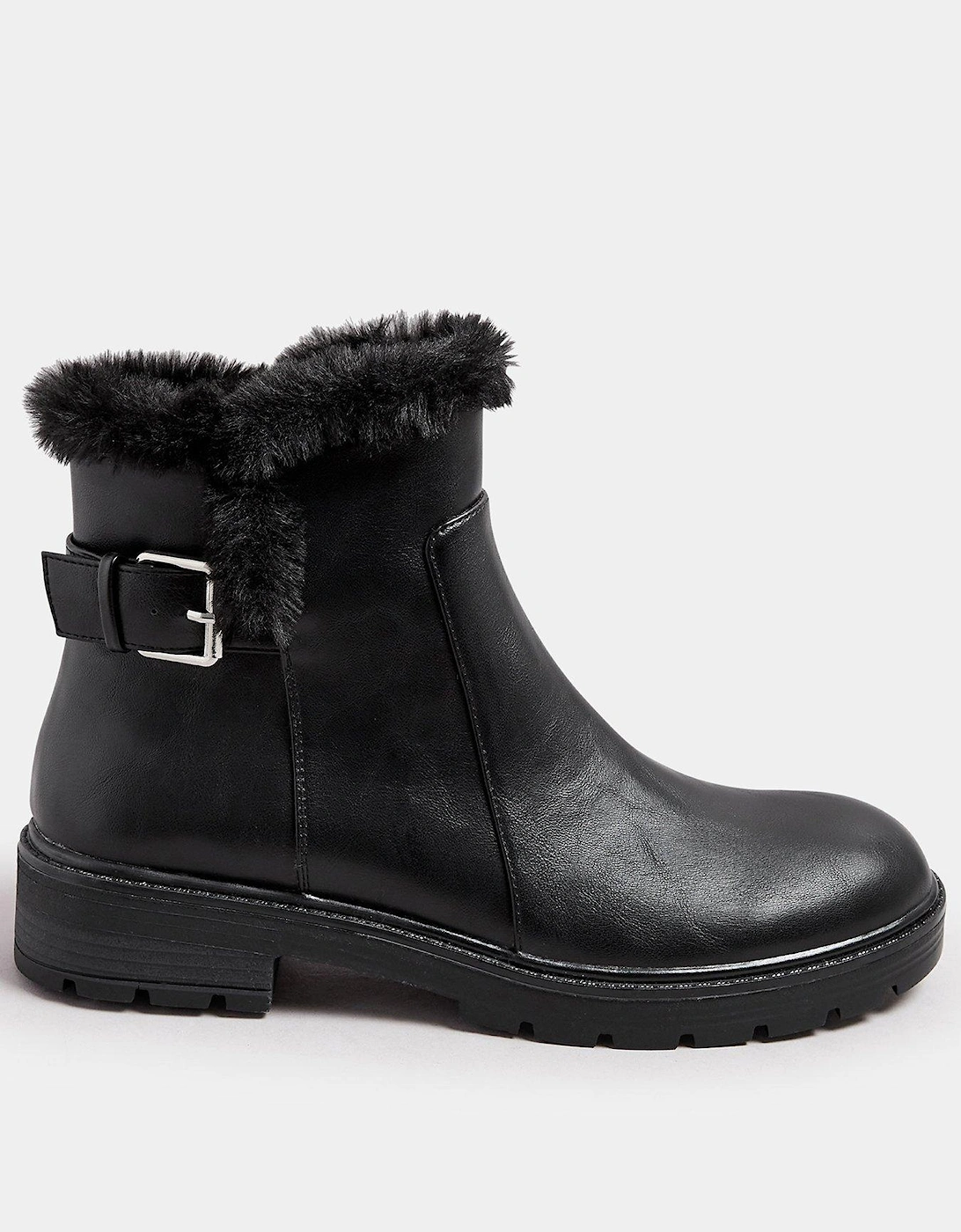 Fur Lined Biker Boot, 2 of 1