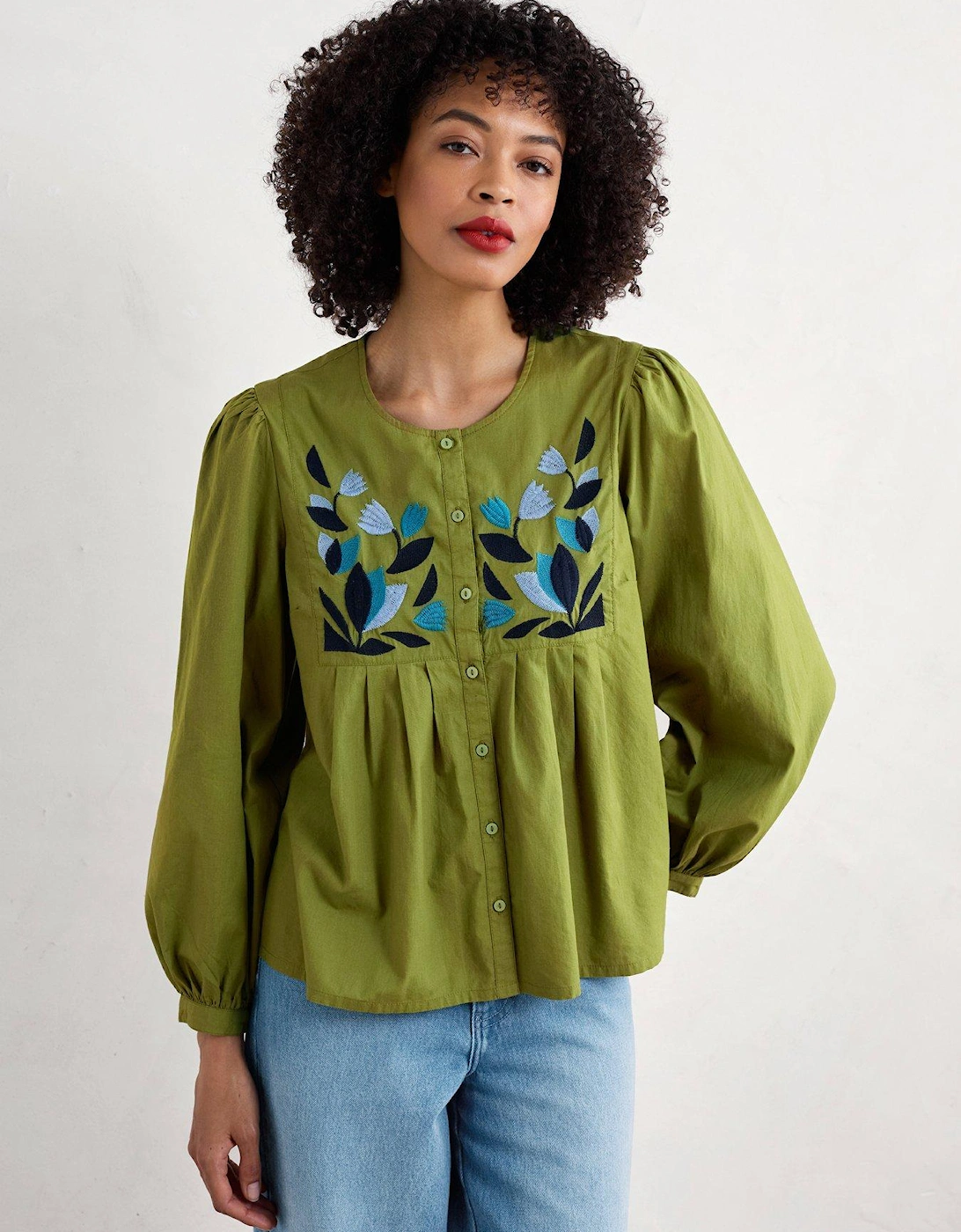 Embroidered Shirt - Green, 2 of 1